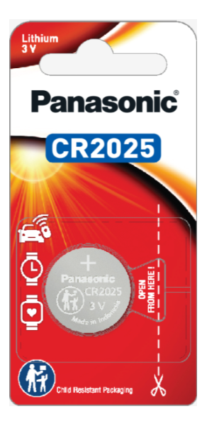 Image for CR-2025PT ถ่านพานาเม็ดกระดุมลิเธียม