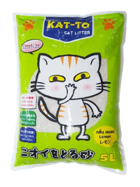 Image for ทรายแมว 5ลิตร เลม่อน kat-to
