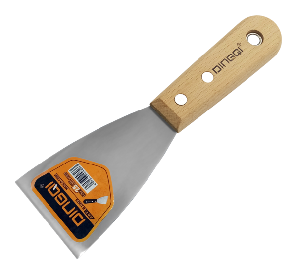 Image for เกรียงโป๊ว ด้ามไม้ 2.5" 61005 Dingqi VNC