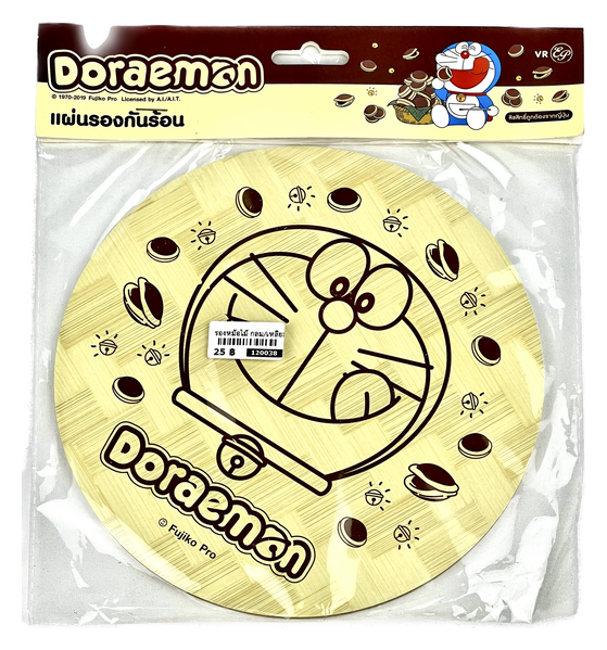 Image for รองหม้อไม้ กลม/เหลี่ยม โดเรม่อน