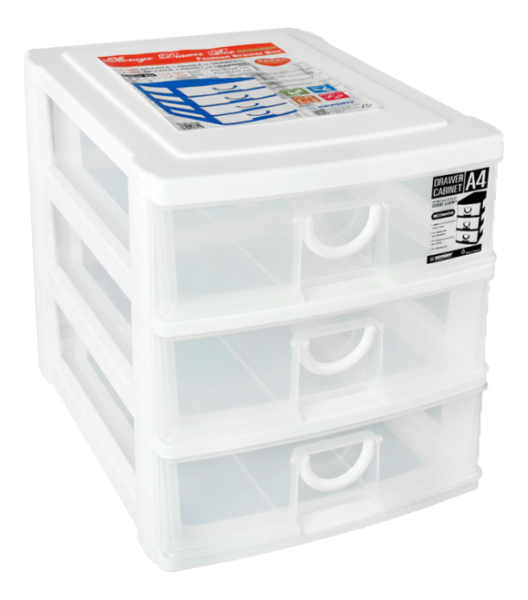 Image for เก๊ะลิ้นชัก 3 ชั้น(A4) CA-583 KEY