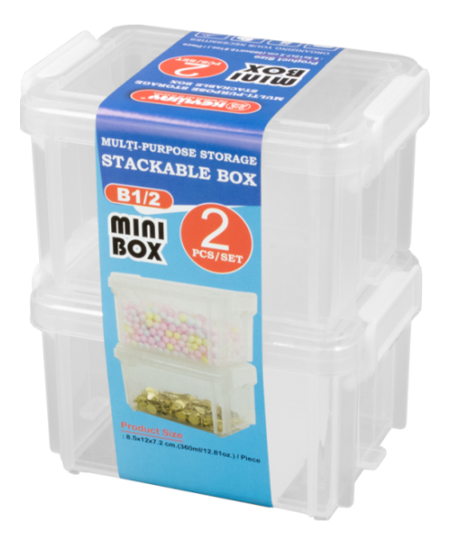 Image for กล่องหูล็อค 360ml. 2ใบ B1/2 KEY